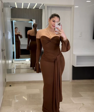 Vestido largo nocturno