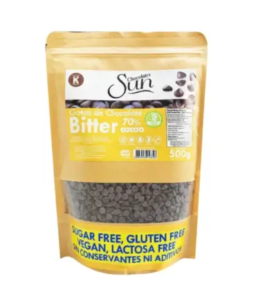 SUN GOTAS CHOCOLATE OSCURO MONKFRUIT